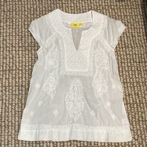 Roberta Roller Rabbit white blouse